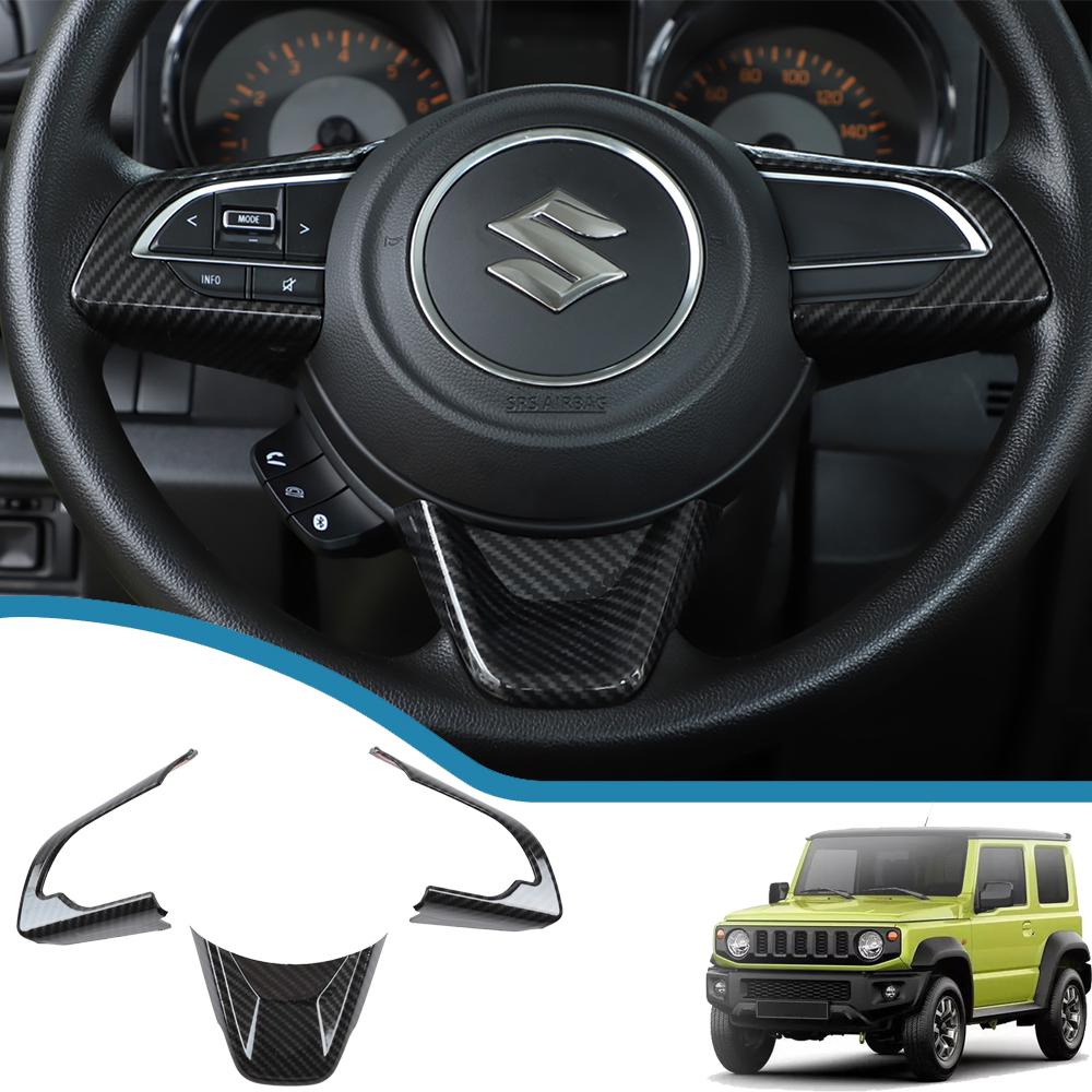

Декоративная крышка рулевого колеса автомобиля, наклейки на рамку для Suzuki Jimny JB64 JB74-2023, внутренние молдинги