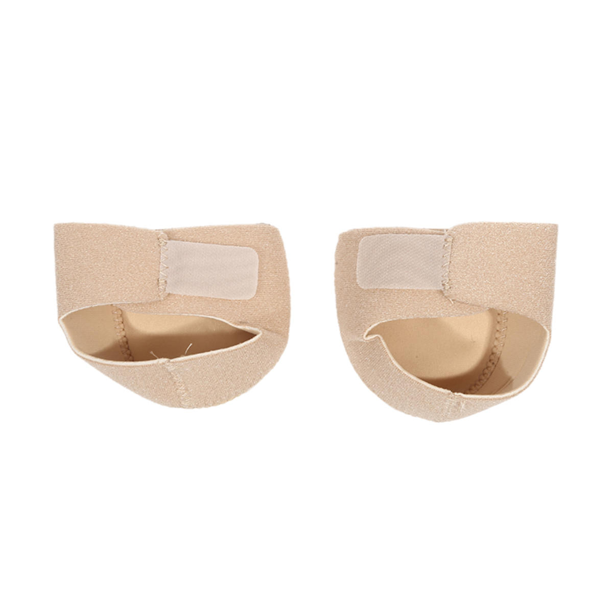 

1 пара силиконовых подпяточников, амортизирующих, снимающих давление на ноги, с регулируемыми ремешками для предотвращения скольжения, стельки L телесный