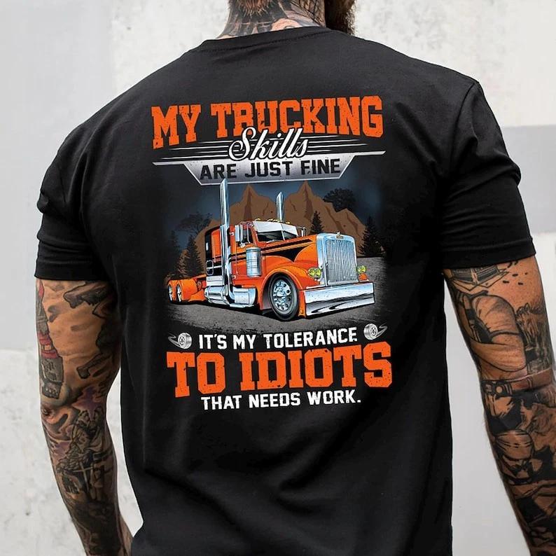 Trucker Shirt | Trucker T-Shirt | Trucker Gift | Truck Driver Shirt | Trucking S XL