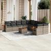 VidaXL Garden Lounge Set with Cushions 11 Pcs, Patio Seating, Furniture Set, Backyard Terrace Furniture 3227201