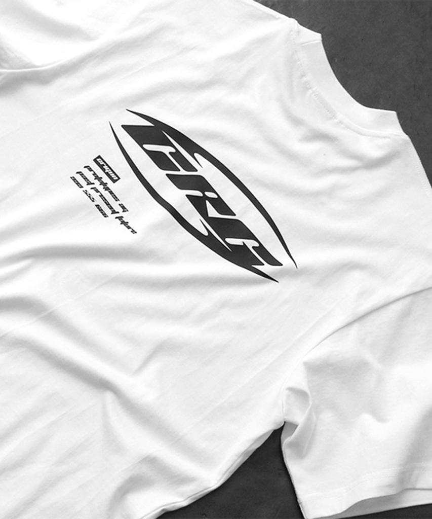 Keuligeon Crg Racing Semi-Oversized Short Sleeve T-Shirt White