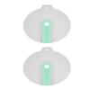 2Pcs Bowl Anti   Lid Mixer Bowl Cover Silicone Egg Whisk Splatter Guard Cover for Mixing Eggs Whipping Crm Frothing Milk
