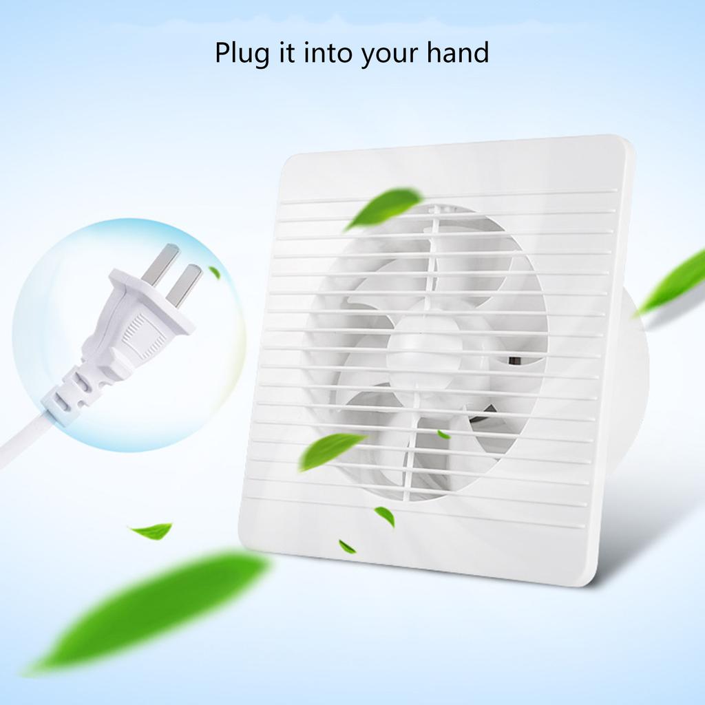 Adjustable Inline Duct Fan Airflow Exhaust Ventilator Inline Duct Extractor Metal for Greenhouses Basements & Garages
