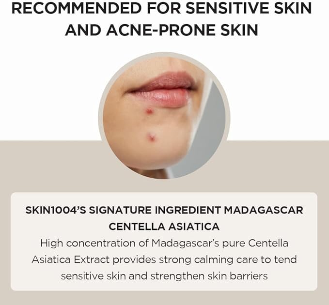 Skin1004 Ampolla de Centella de Madagascar 55ml – Calma Intensiva y Reparación de la Barrera Cutánea con Extracto Puro de Centella, Coreana