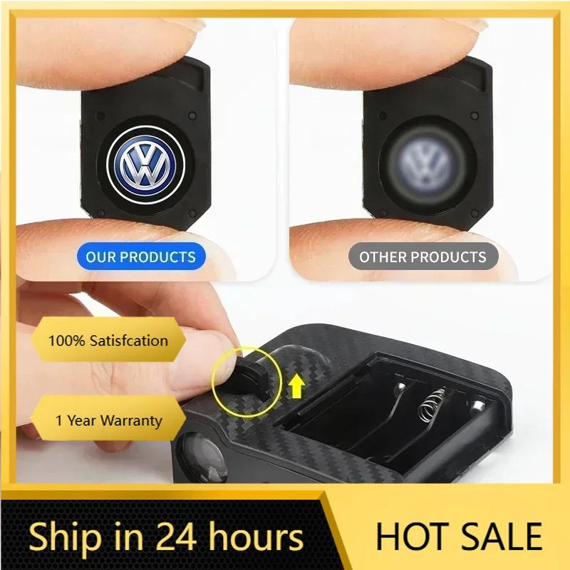 2025 Heiß 1/2 Stück LED Auto Tür Logo Projektor Courtesy Lampe Zubehör für Volkswagen VW Golf Passat Jetta Polo Bora CC Touran Be