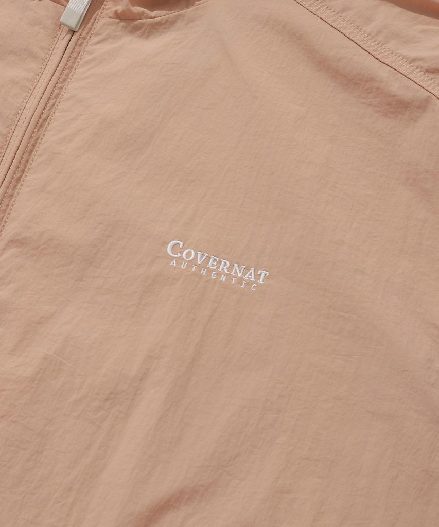 COVERNAT Comfy Nylon Windbreaker Jumper Salmon
