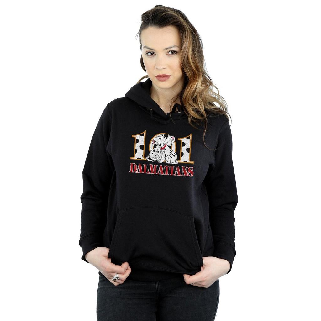 Disney Womens/Ladies 101 Dalmatians Puppy Hug Hoodie