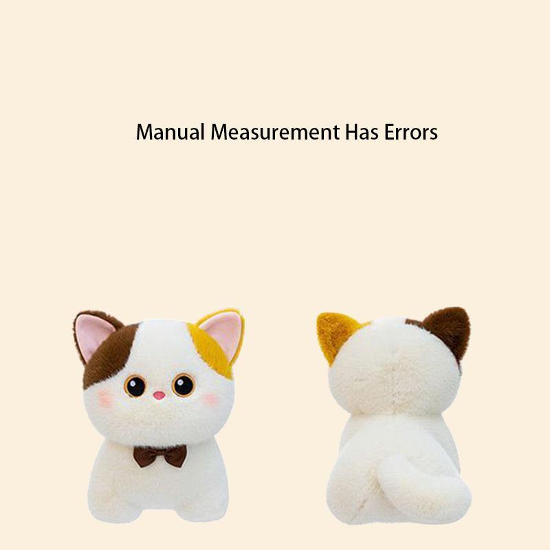 Cute Cat Plush Toy With Bow Tie Soft Fluffy Stuffed Kitten Doll For Kids Adults Home Decoration Bedroom Ornament Birthday Gift