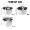 Food Grade Stainless Steel Replacement Inner Pot for Rice Cooker Nonstick Pan Inside Bowl with Heat Conductive Base