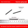 Micro Precision Extension Tension Spring Set with Hooks, 0.4mm Wire Diameter, 3-5mm Outer Diameter
