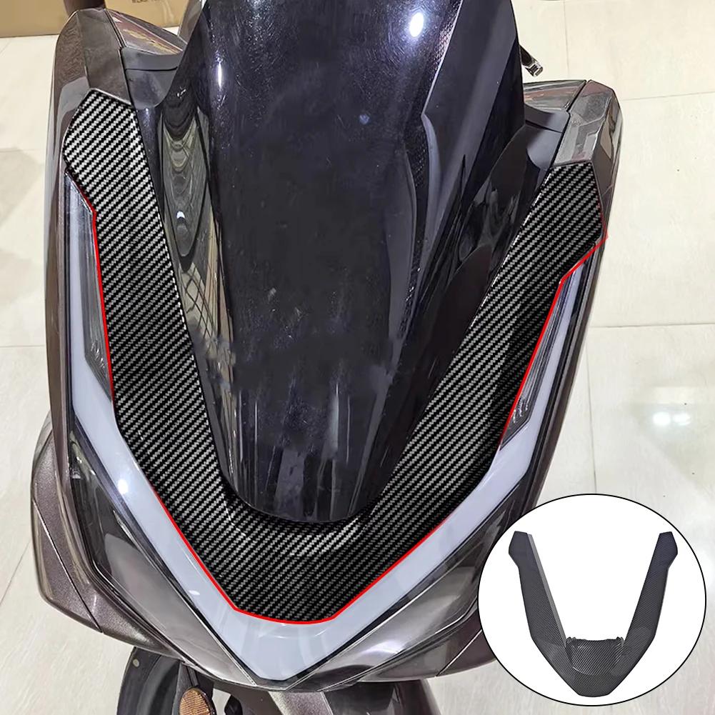 Carbon Fiber Motorcycle Body Modified Front Motorbike Decorative Cover for Honda PCX160 2025 Accessories Fairing Extension Guard