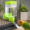 Bird Waterer with Refill, Transparent Design for Easy Monitoring and Maintain, Green