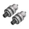 2 Satz Hochleistungs-Bohrfutter 3 Klauen Aluminiumlegierung Schlüssel Konverter Werkzeuge 12in 1.5?10 mm