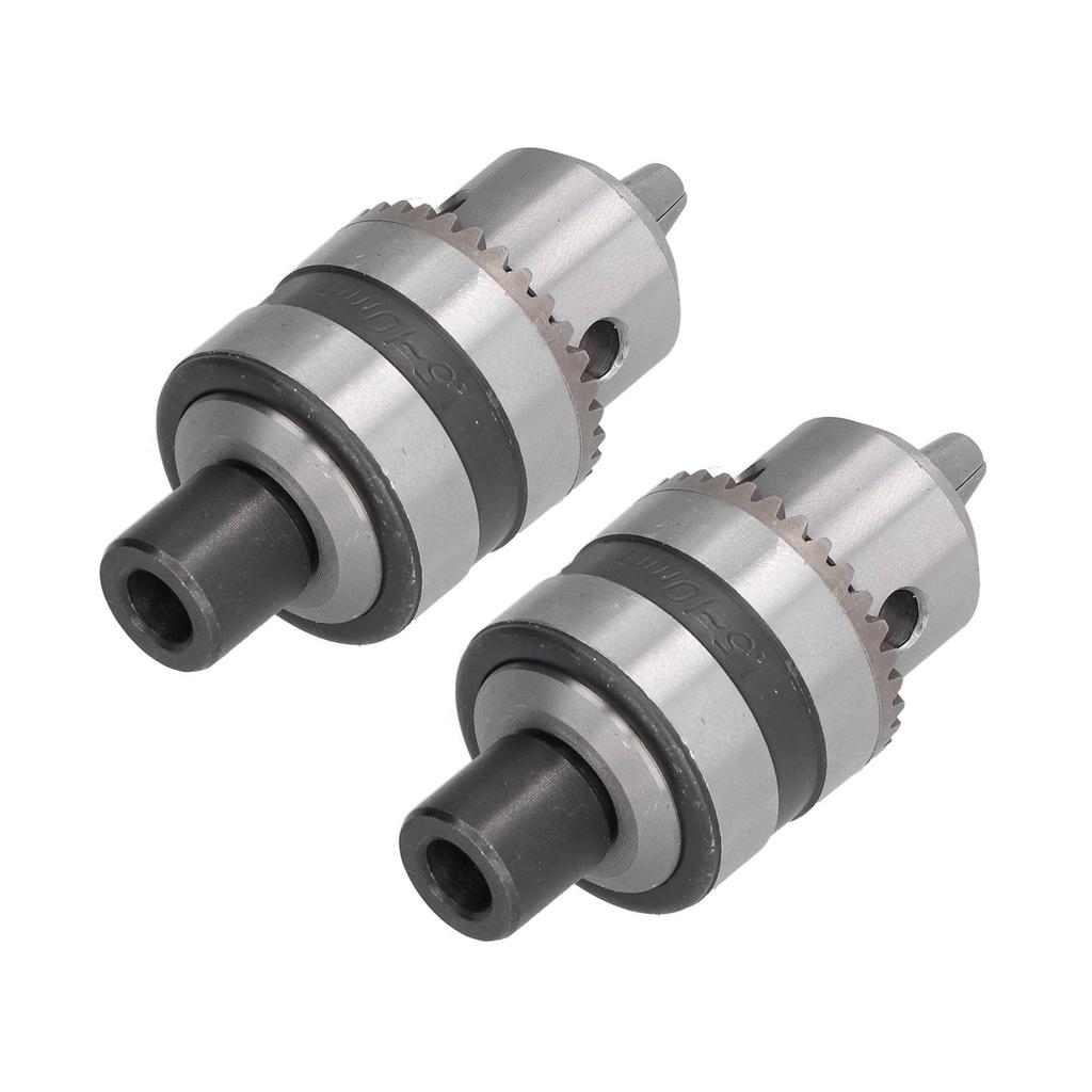 2 Satz Hochleistungs-Bohrfutter 3 Klauen Aluminiumlegierung Schlüssel Konverter Werkzeuge 12in 1.5?10 mm