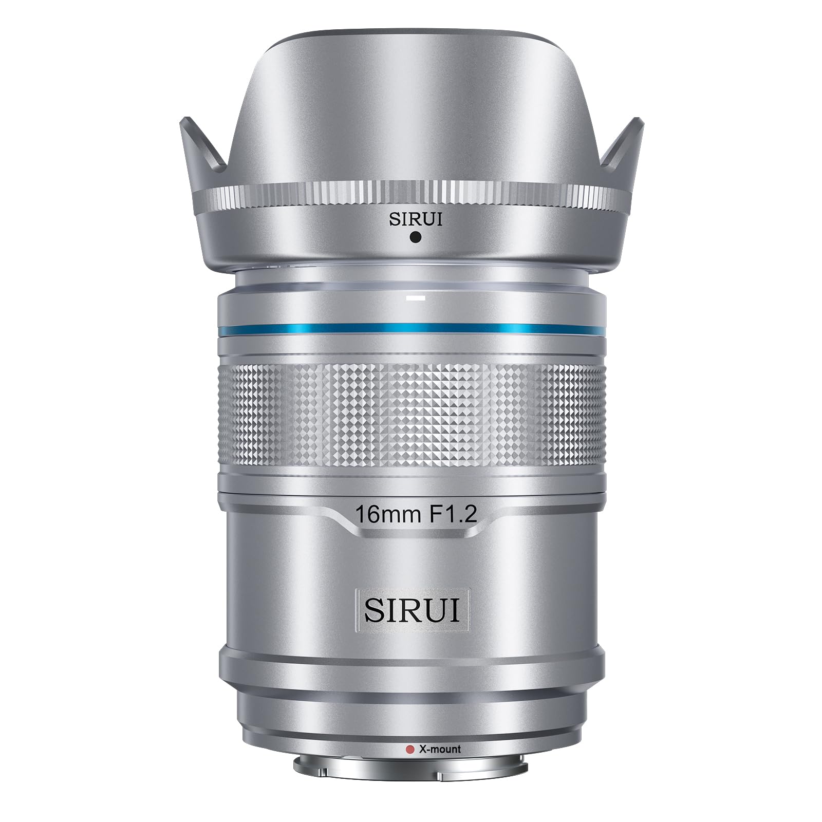 

SIRUI Sniper 16mm Autofocus Wide Angle Camera Lens for Lens, F1.2 APS-C X-T4, X-T5, X-H1, X-H2/H2S, X-T3, X-T30, X-S10 (X-Mount, Silver)