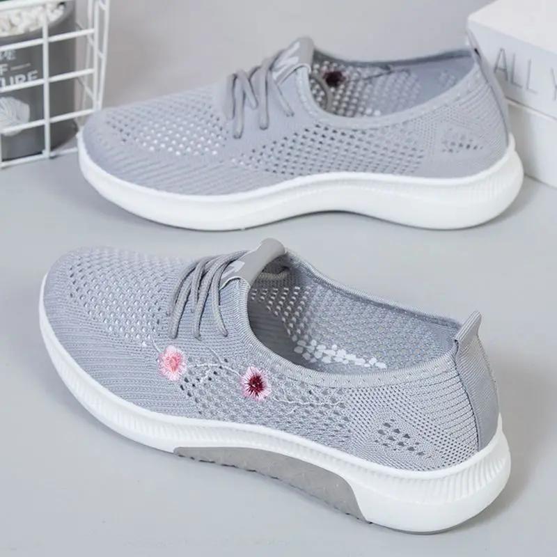 Fashion Mesh Breathable Flat Women Footwear Slip On Ladies Shoes Offer New In Y2k Fashion 2024 Offers Young On Sale Promotion 39 Shoe A