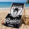 Football Club Emblem Beach Towel, Microfiber Beach Towel, Perfect For Pool, Beach, Travel, Home Decor Beach Party Fan gifts