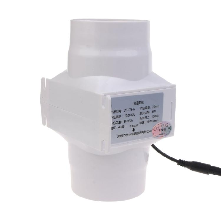Energy Efficient 3 Inch Inline Duct Fan 12V Quiet Blower Exhaust Ventilation for Best  Air Circulations in Tight Space