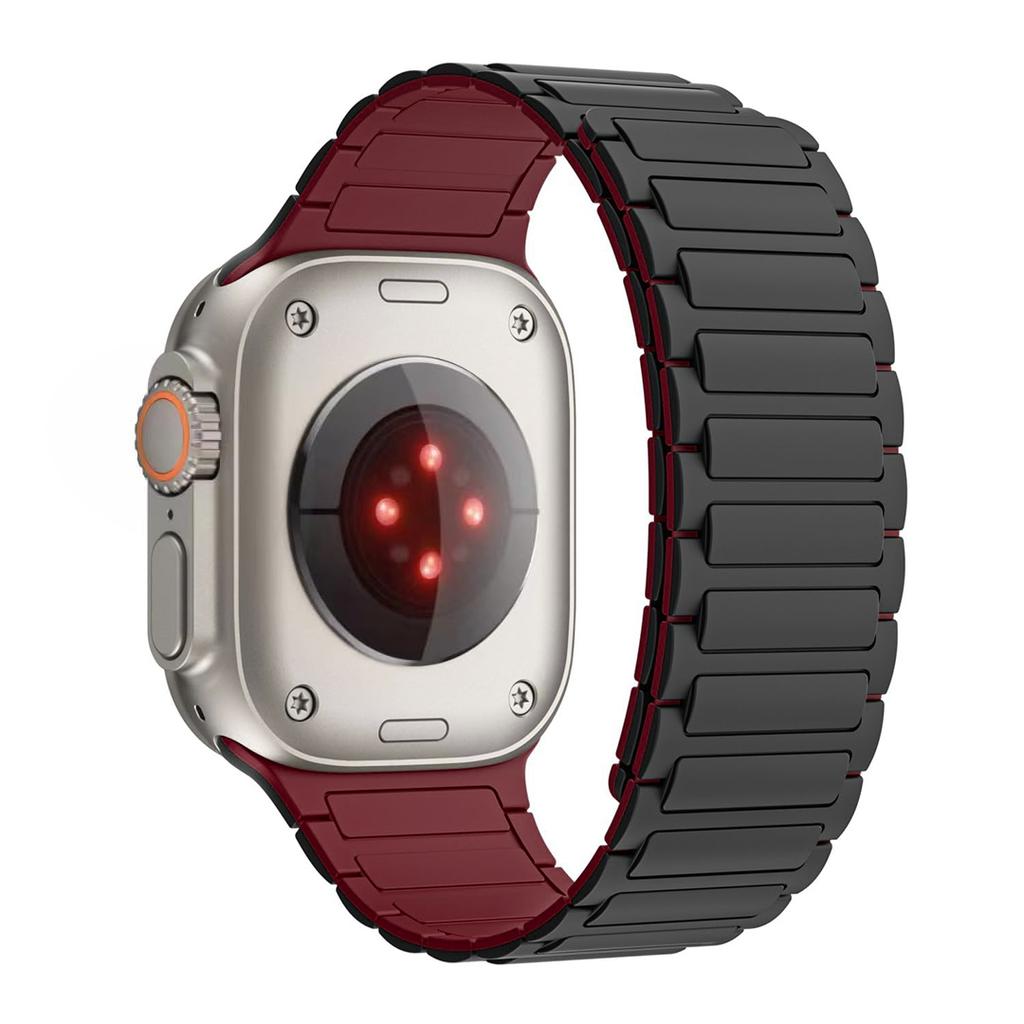 Silicone Magnetic Band for Watch Strap Ultra 3 2 49mm 46mm 45mm 44mm 42mm 40 41mm Bracelet IWatch Series 11 10 9 8 7 6 SE