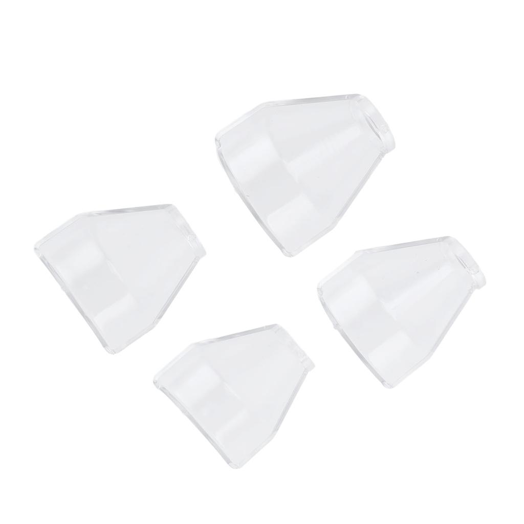 4Pcs Rotary Tool Shield Attachment ABS Transparent Dustproof Electric Grinder Drill Cover 18mm