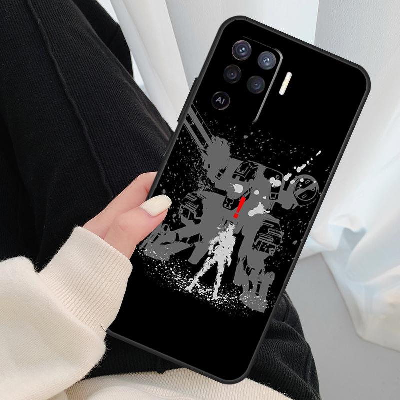 Metal Gear Solid Case For Oppo A17 A57 A77 A40 A78 A54 A74 A94 A76 A16 A96 A18 A60 A80 A38 A58 A98 A15 A5 Pro