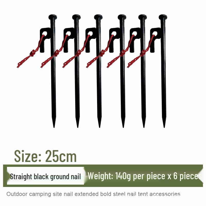 Outdoor Camping Tent & Tarp Ground Peg Set