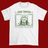 Camicia Bianca in Cotone John Denver Taglia Completa S-5XL Unisex CS189
