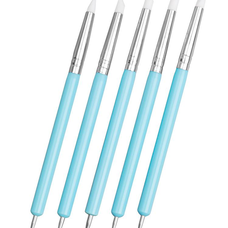 Silicone Soft Tip Double-Ended Dotting & Pressing Pen for Clay Sculpture