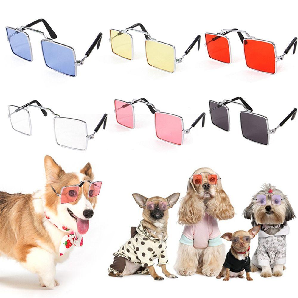 

Square Pet Accessoires Photos Props Pet Glasses Pets Party Decor Cat Sunglasses Cat Glasses белый