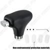 Black PU Leather Automatic Gear Shift Knob Shifter Handle Lever Stick Universal