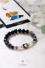 Supervised by a Fortune Teller Power Stone Money Work Good Natural Black Tiger June Shadow Cat Black Made In Liisha Bracelet, Luck, Luck, Luck,