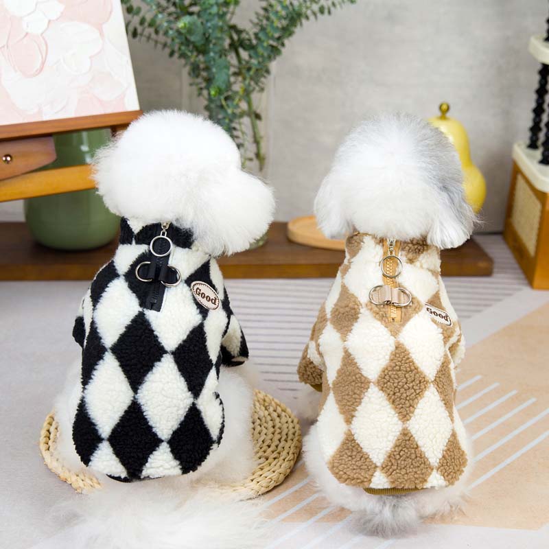 Winter Warm Dog Coat Soft Two Legged Dog Jacket for Small Medium Dogs Cute Puppy Clothes French Bulldog Chihuahua Yorkie Costume