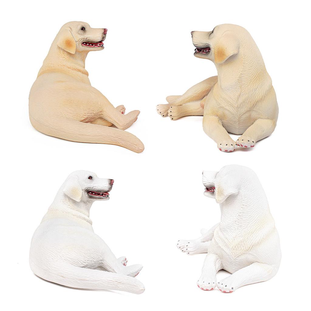 Kids Animal Figurine Gold Retriever Pvc Collectible Toy For Home Or School Decor