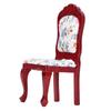 1:12 Dollhouse Chair Simulated Wooden Dollhouse Miniature Chair Model Furniture Accessories Gift