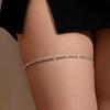 European & American Fashion Rhinestone Thigh Chain: Simple, Sexy, Shiny Jewelry