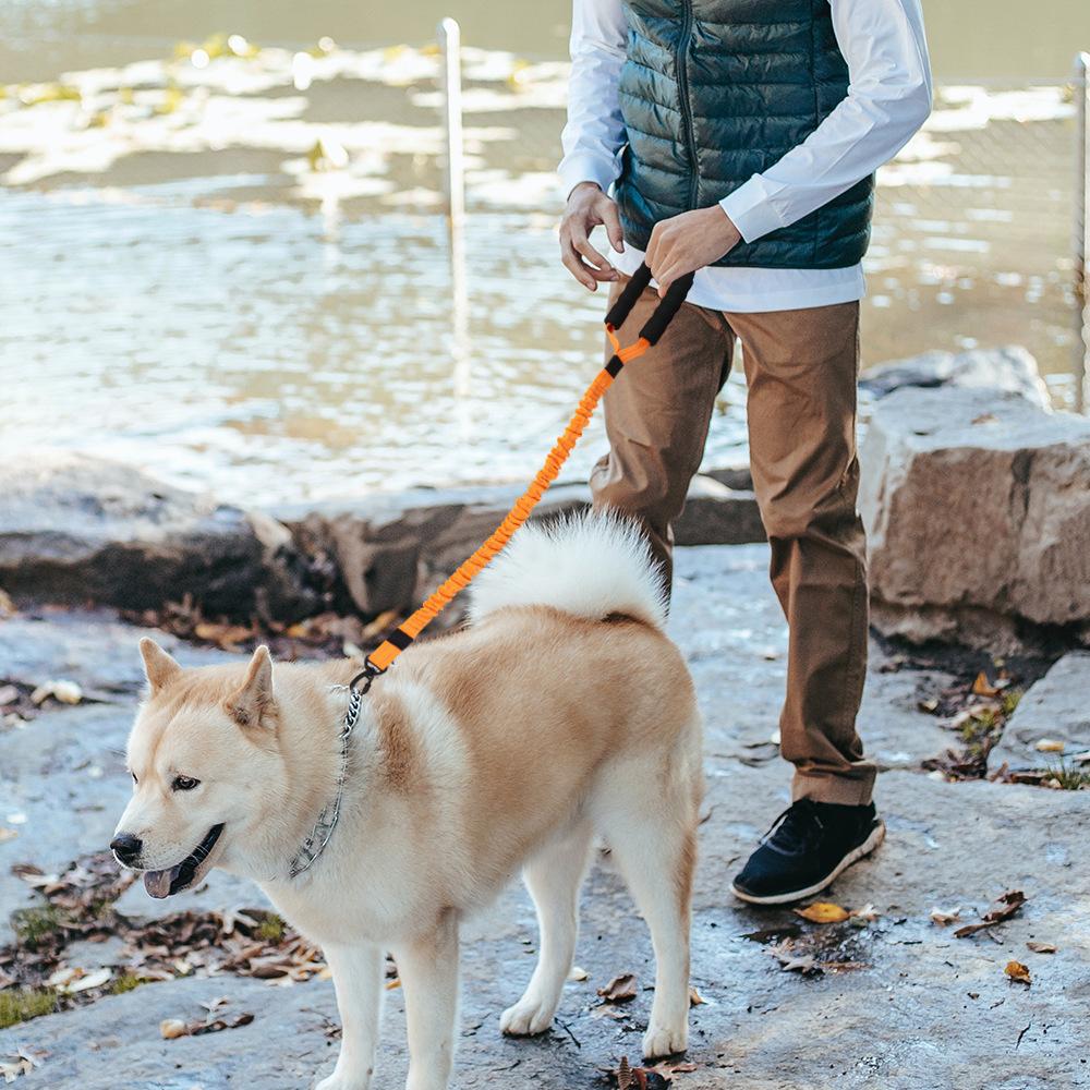 New retractable and elastic dog leash Medium&Large Dog leash walking leash comfortable grip anti loss and control of the dog
