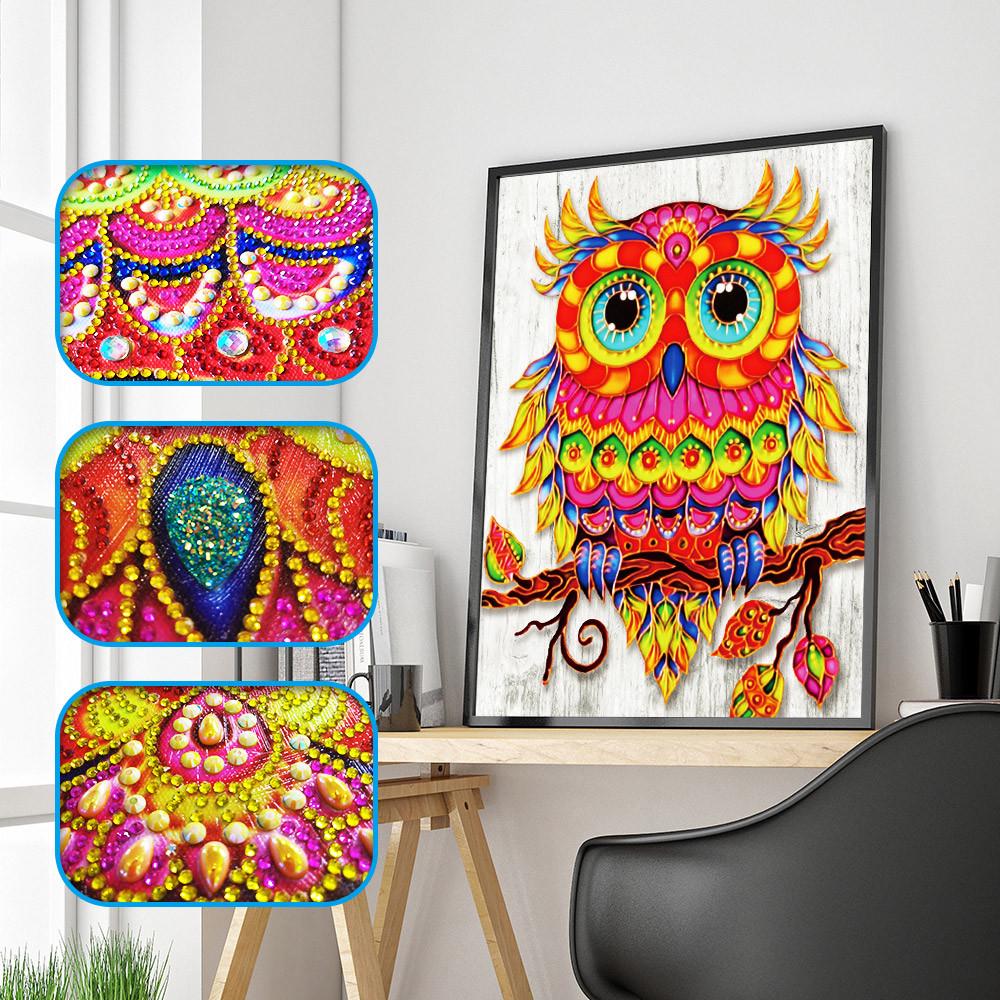 Buy MC DIY 5D Partial Drill Cross Stitch Kits Crystal Special Shaped ...