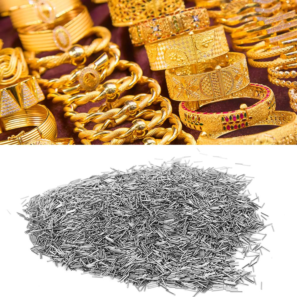 1000g 0.5mm Stainless Steel Polishing Pins Magnetic Polisher Tool for Jewelry Casting Finishing