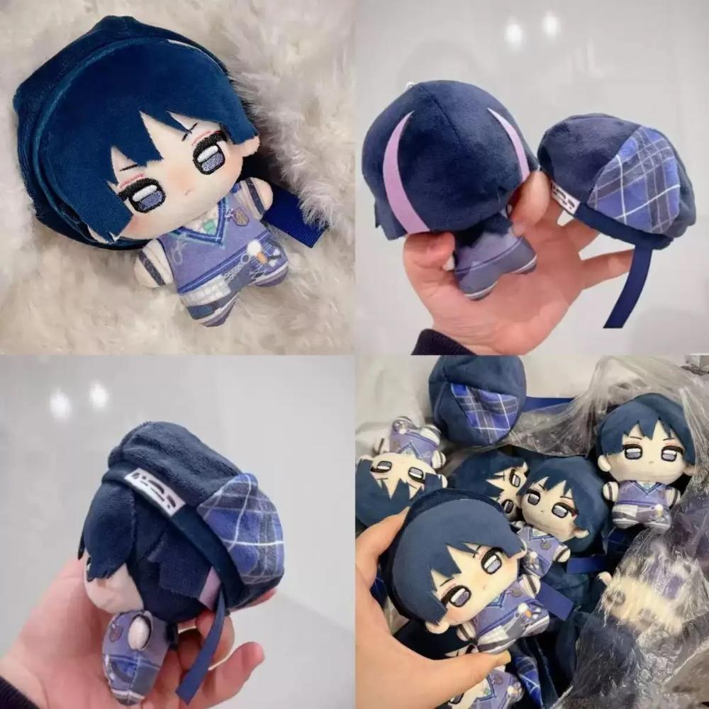 Genshin Impact Scaramouche Wanderer 10cm Bambola Peluche di Cotone Stile Stella Marina Portachiavi Anime Carino Ciondolo Regalo