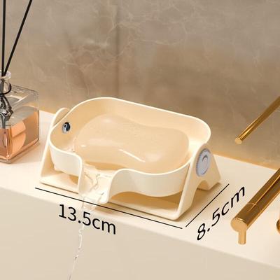 YIXI Wall-Mounted Adhesive Soap Dish Set