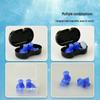Waterproof Spiral Silicone Earplugs for Swimming and Noise Reduction