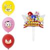 Colorful Sonic Cartoon Party Supplies Set For All Occasions