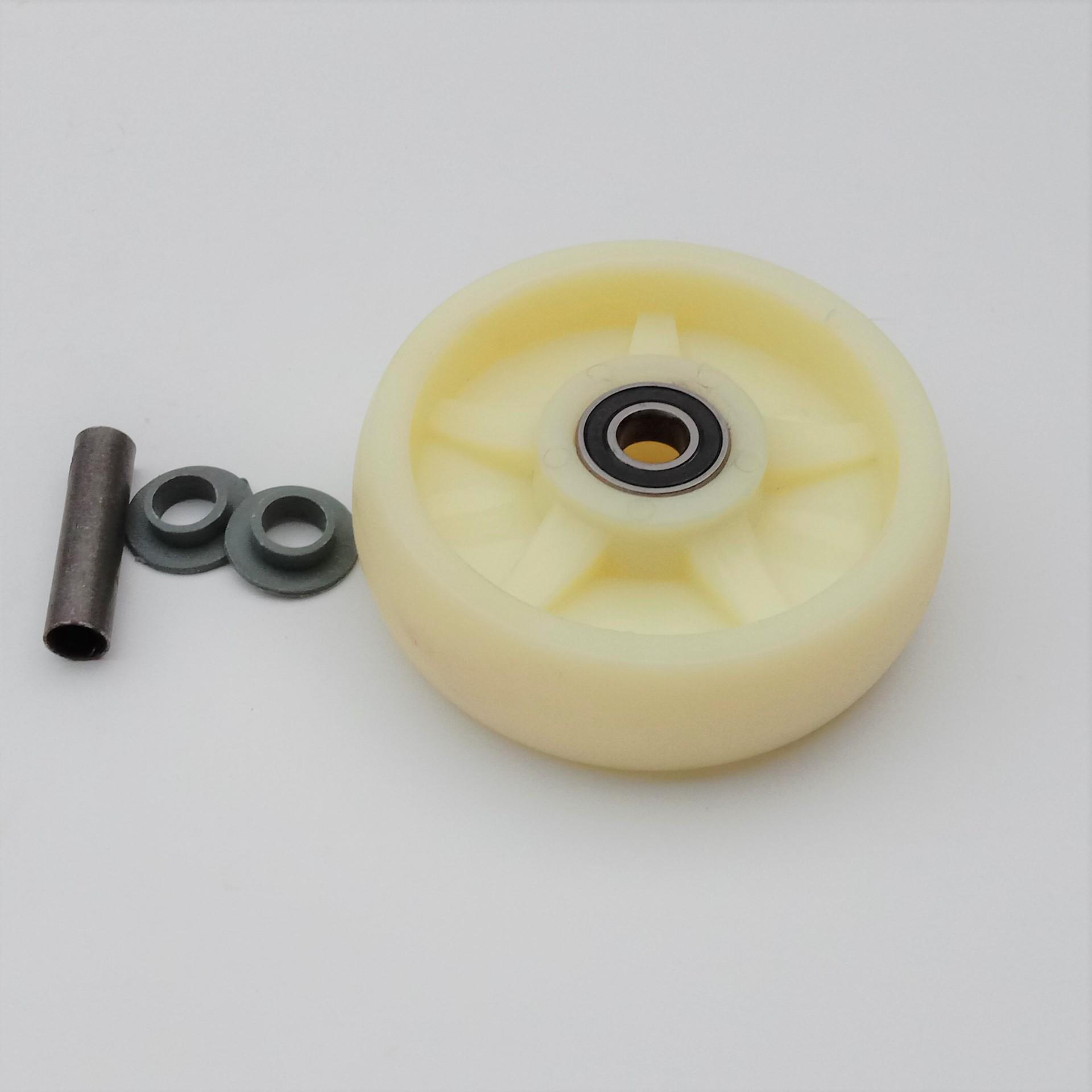 

Heavy Duty All-White Nylon Swivel Caster Wheel 202 Tube Spacer