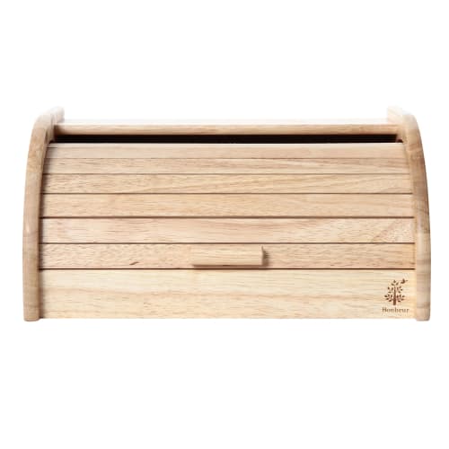 Fuji Boeki Bread Case, 33cm Wide X 23cm Deep X 16cm High, Natural Wood, Kitchen Storage, Bread Storage Case, Bonheur, 94381