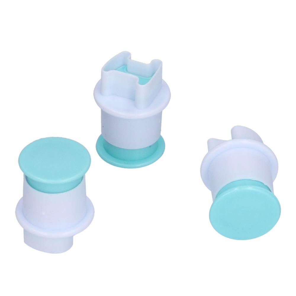10PCS 0-9 Number Number Cake Mold Food Grade Plastic Fondant Cutter Cookie Stamp Birthday Party