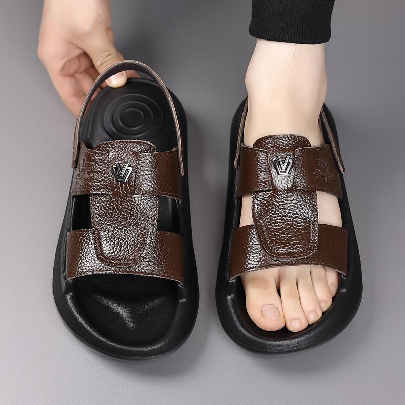 Fashion Comfortable Beach Shoes for Men 2025 New Flats Men's Breathable Stylish Sandals Outdoor Sport Sandals Lightweight Walking Shoes