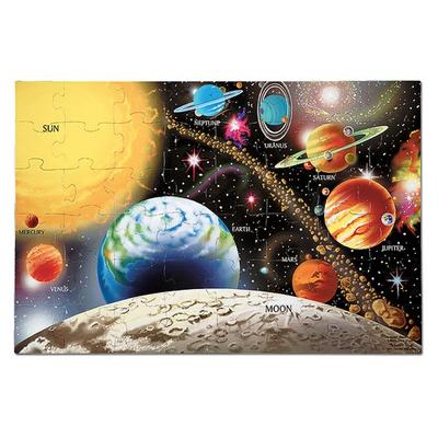 Melissa & Doug MD0413 Space Floor Puzzle 48 Pieces, Korean Popular Puzzles