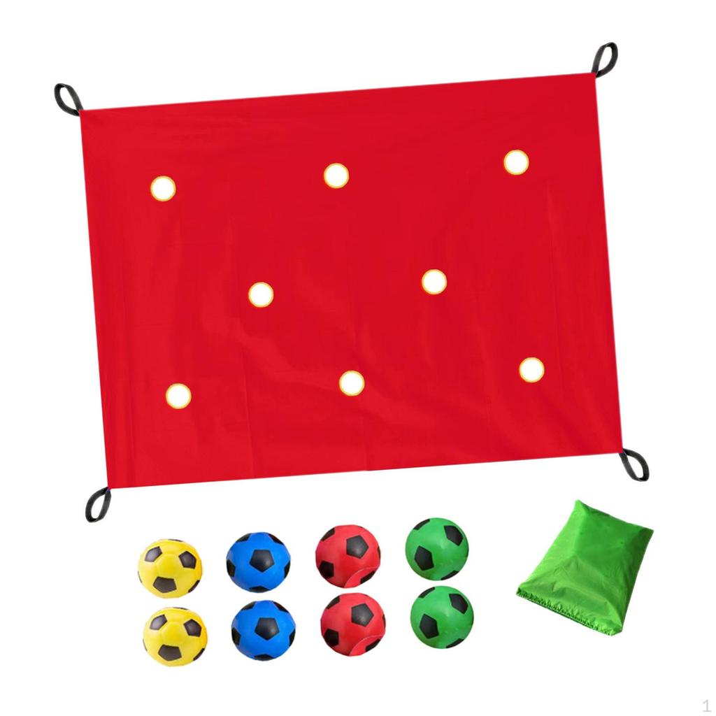Hole Tarp Exercise Activities Coordination Interactive Outdoor with Ball Team Building Game for Park