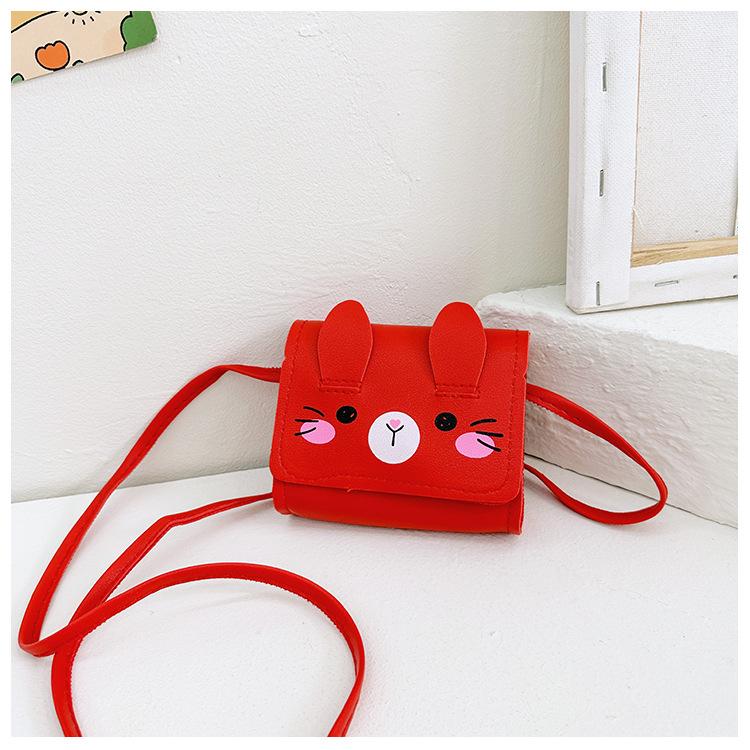 New children's bag cute rabbit small bag casual bag shoulder messenger bag mini cartoon baby change bag
