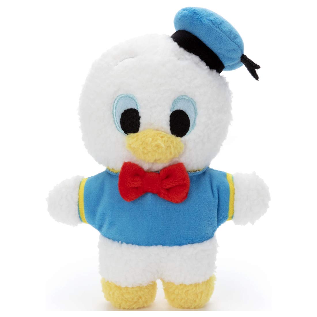 Disney Character Fluffy Plush Donald Duck, Approximately 18cm Tall